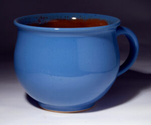 Potschamperl blau glasiert