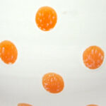 orange Tupfen